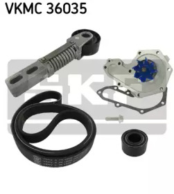 Комплект водяного насоса / ручейковых ремней SKF VKMC 36035